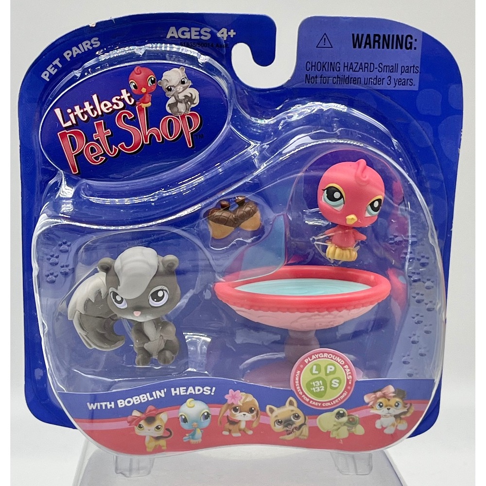 2006 Littlest Pet Shop-Pet Pairs #131/#132 BRAND NEW